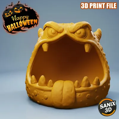 Halloween / Monster candy bowl - STL Files