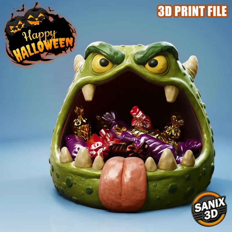 Halloween / Monster candy bowl - STL Files