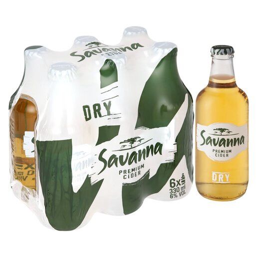 Savanna Dry (5.5% alc.) 330ml - 6 Pack