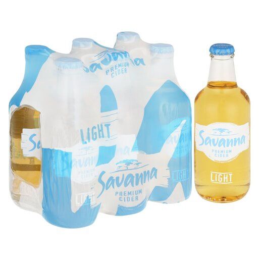 Savanna Lite Cider (3% alc.) 330ml - 6 Pack