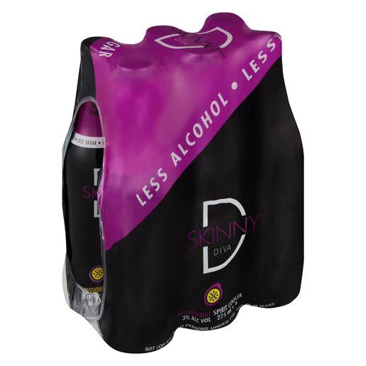 Skinny Diva Passionfruit Liqueur 275ml 6 Pack