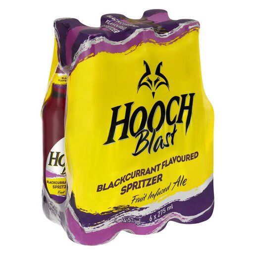 Hooch Blackcurrent 275ml 6 Pack