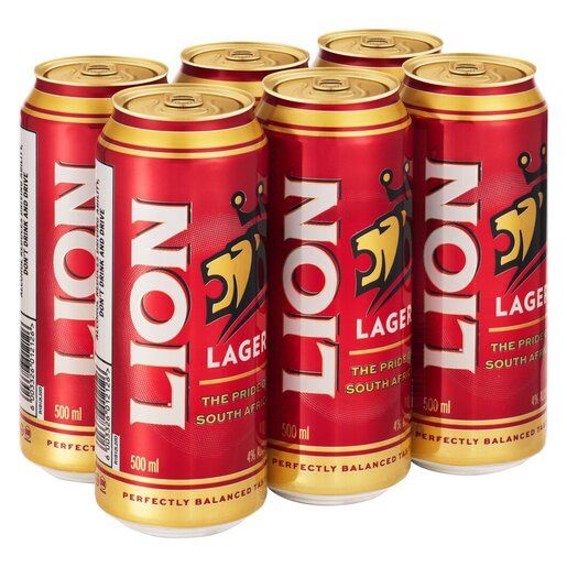 Lion Lager CAN 500ml - 6 Pack