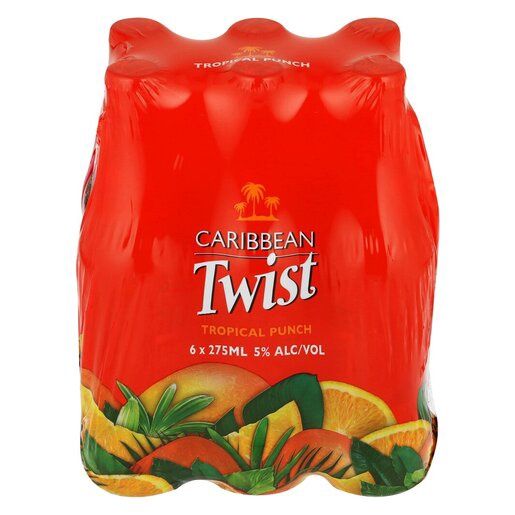 Caribbean Twist Tropical Punch 275ml 6 pack