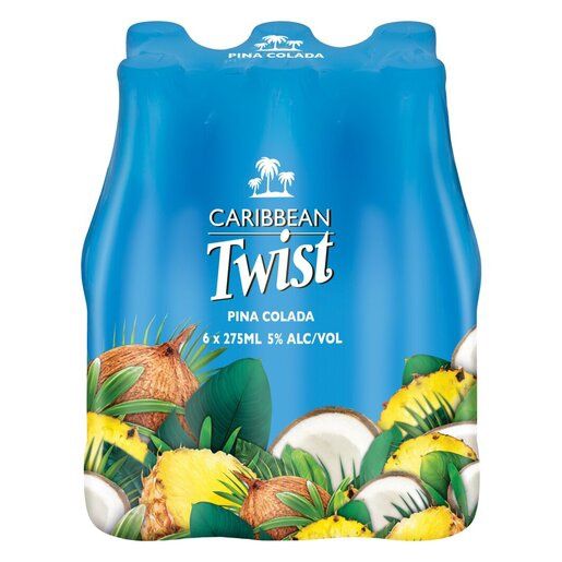 Caribbean Twist Pina Colada 330ml - 6 Pack