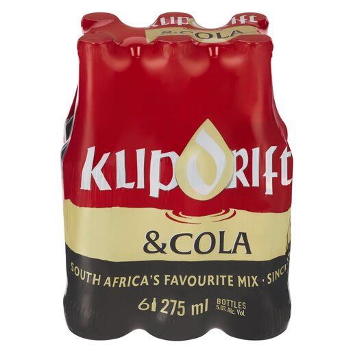 Klippies and Cola 275ml - 6 Pack