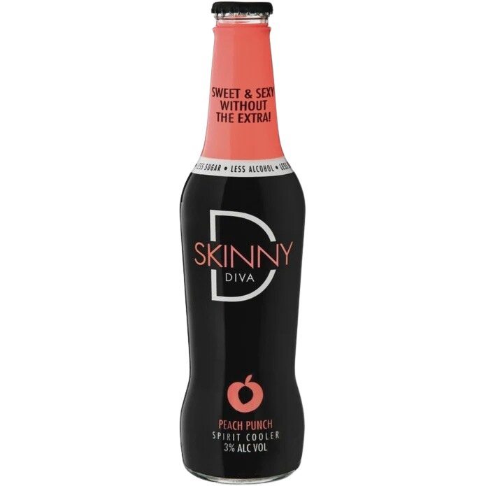 Skinny Diva Peach Punch Liqueur 275ml 6 pack
