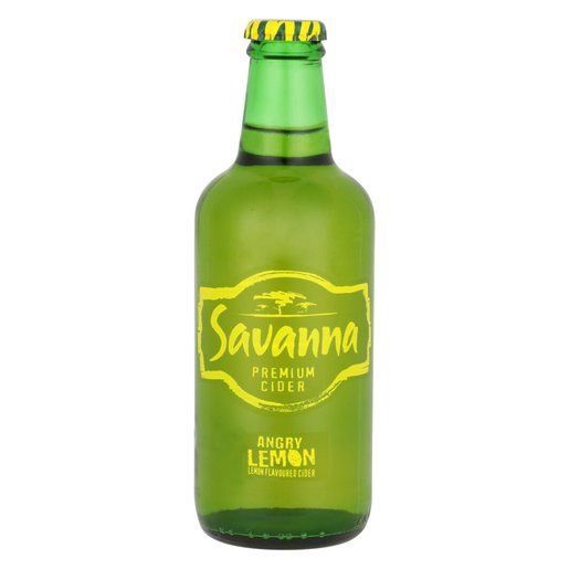 Savanna Angry Lemon 330ml - 6 pack