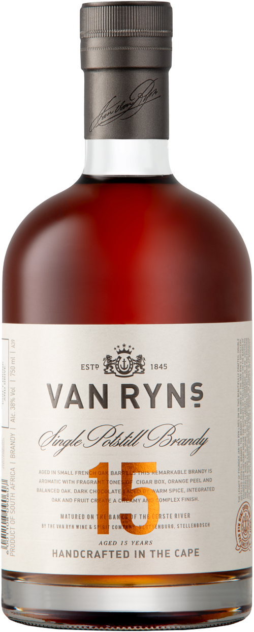Van Rhyns Single Potstill 15 Year Brandy 750ml
