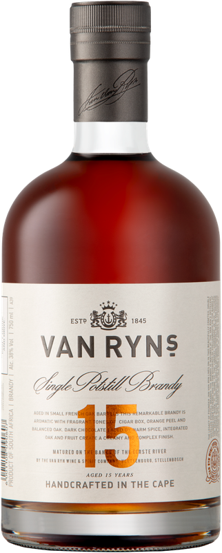 Van Rhyns Single Potstill 15 Year Brandy 750ml