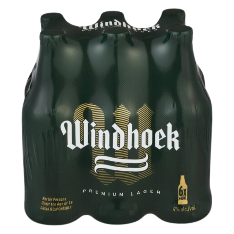 Windhoek Lager 440ml - 6 pack