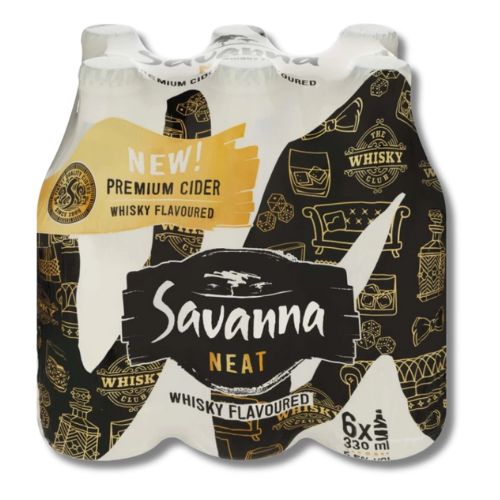 Savanna Neat 330ml - 6 pack