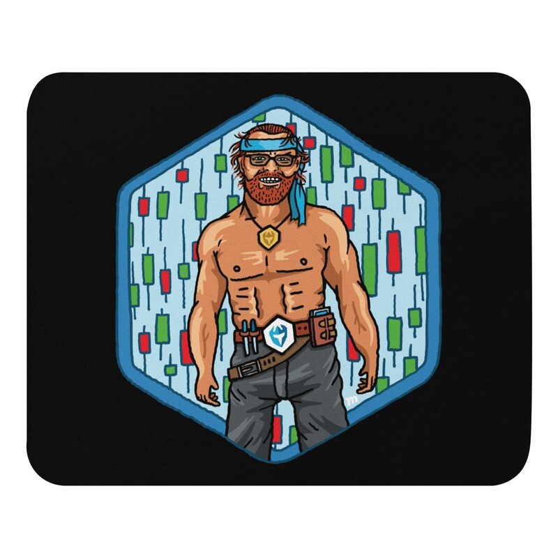 Rambo Ross Candlestick Logo - Mouse pad