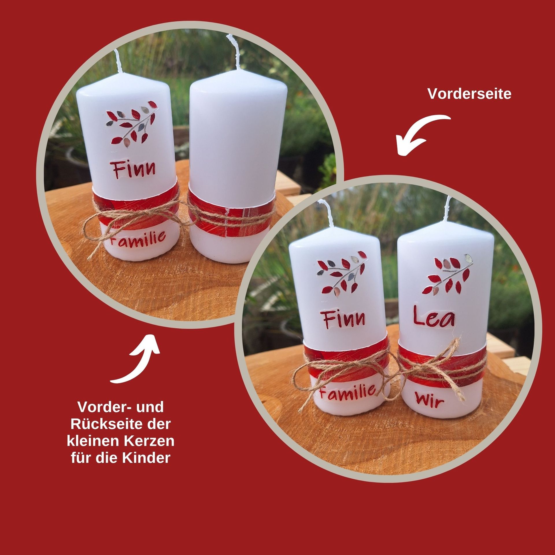 Familienhochzeitskerze