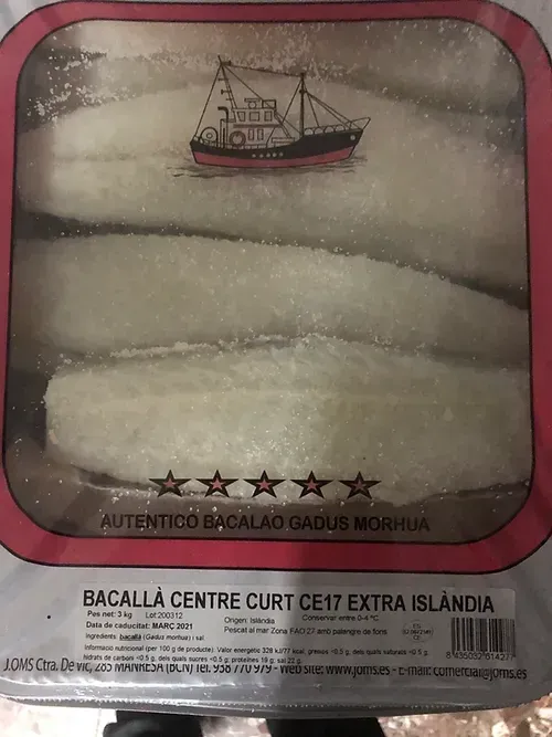 Bacalao Islandia centro 1 kg