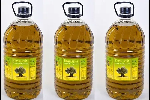 Pack 3 Garrafas Aceite de oliva Virgen Extra de Jaén 15 L Sabor fuerte