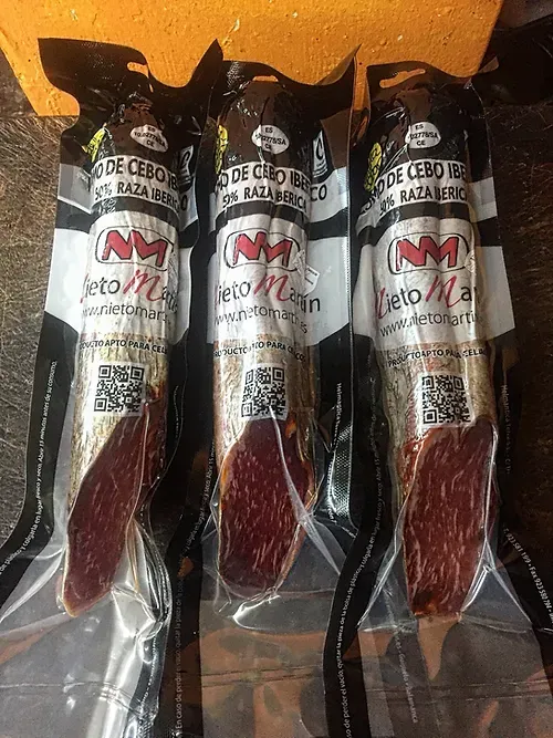 Lomo ibérico Cebo Guijuelo medias piezas 800 gr