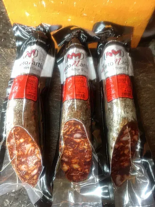 Chorizo cular Bellota Guijuelo medias piezas 0.750 gr