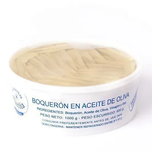 Boquerones del Cantábrico en aceite de oliva 1000 g