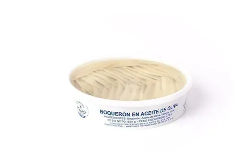 Boquerones del Cantábrico en aceite de oliva 650 g