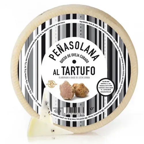Cuña 0.300 gr Queso de oveja Peñasolana curado al Tartufo Zamorano