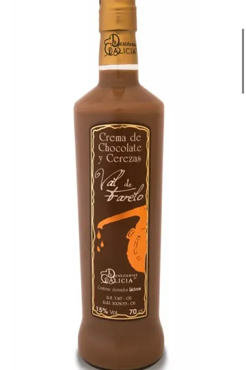 Crema de chocolate y cereza. Val de Farelo