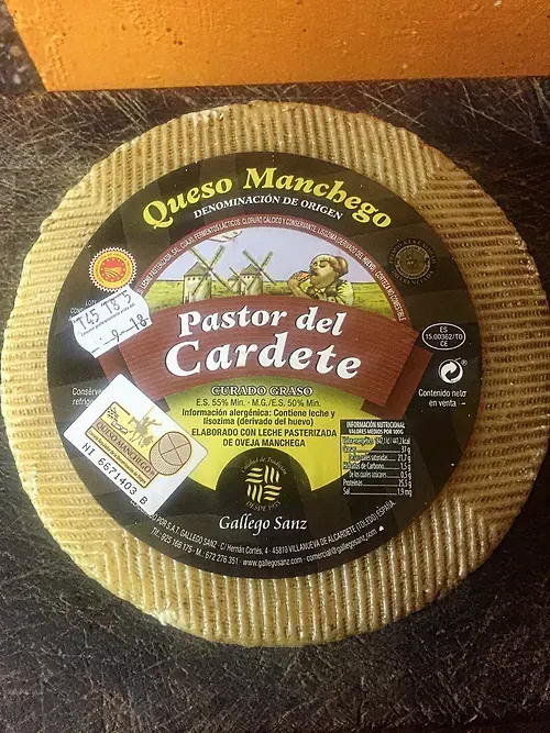 Media pieza Queso D.O. Manchego "Pastor del Cardete 1.400 kg