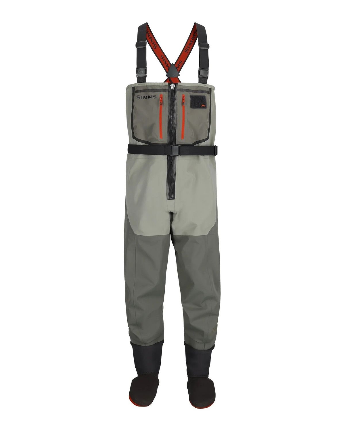 Simms Men's Freestone Z Stockingfoot Wader, Color: Smoke, Size: - M