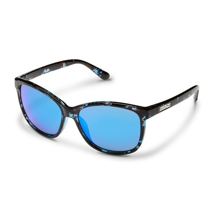Suncloud Sashay, Color: Blue Tort, Size: Blue Mirror