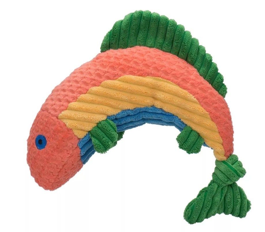 Orvis Animal Squeaky Toys, Color: Rainbow Trout