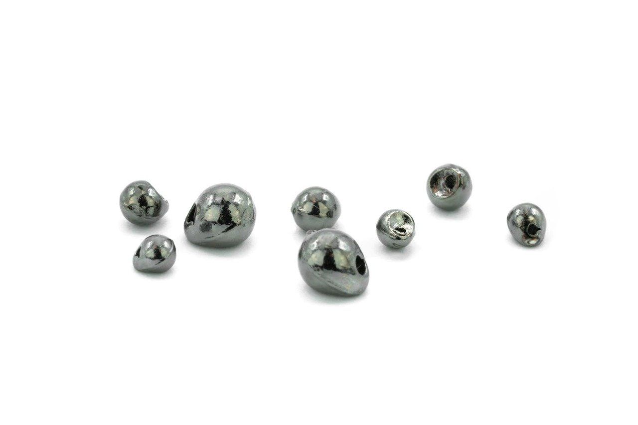 Jig Bomb Tungsten Beads, Color: Black Nickel, Size: 2.5mm