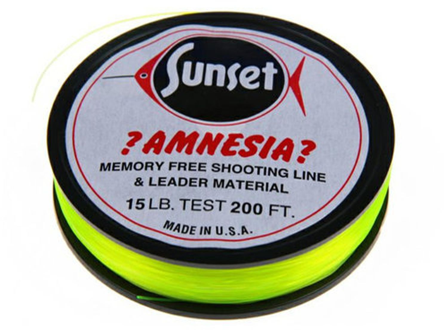 Amnesia-Shooting line , Color: Green, Size: 15lb