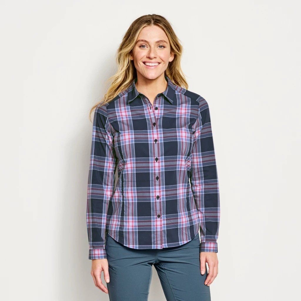 Orvis Women's River Guide Shirt, Color: Blue Moon Plaid, Size: - XS