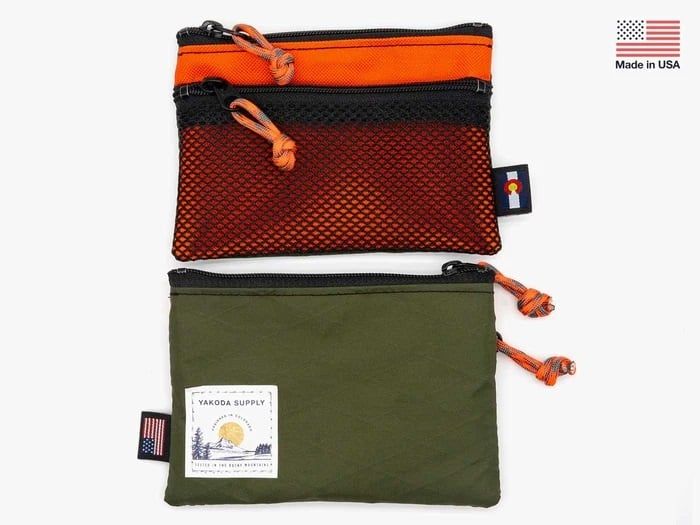 Yakoda Utility Wallet, Color: -  Moss/Orange