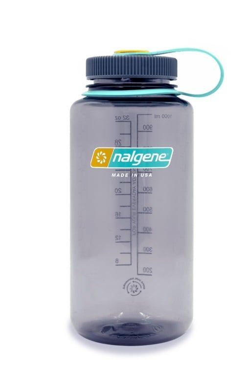  Nalgene 32oz Sustain Water Bottle, Color: Aubergine