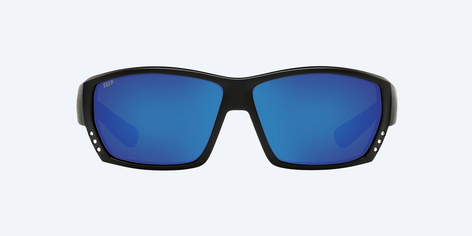 Costa Tuna Alley Readers, Color: - Matte Black Blue Mirror - 580p, Size: +1.5