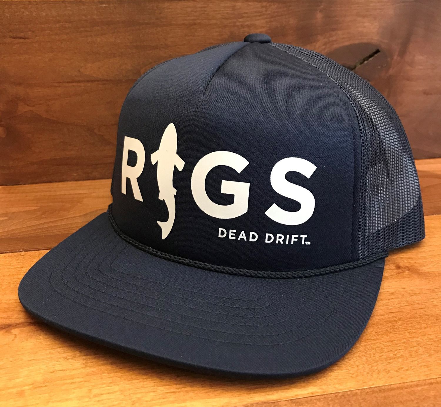 Dead Drift RIGS Fish Foam Front, Color: Navy
