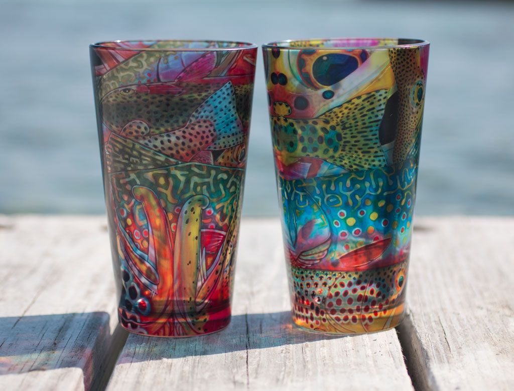 Deyoung Pilsner Glasses - Flank, Color: Confetti Yellow
