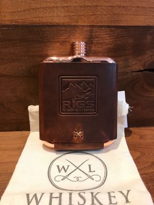 RIGS Logo Clark Fork Flask - 