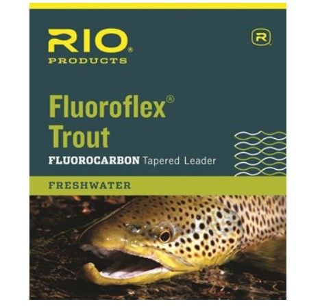 Rio Fluoroflex Leaders - 9FT, Color: - 9 FT, Size: 2X