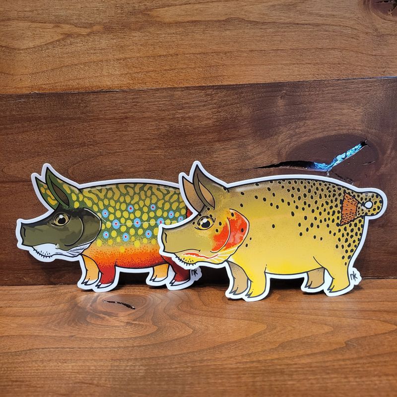 Nate Karnes Pig Sticker - Nate Karnes Pig Sticker -