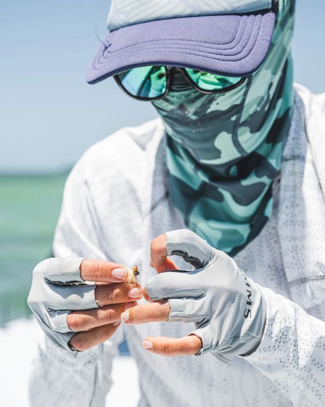Simms Solarflex Half-Finger Sun Glove 