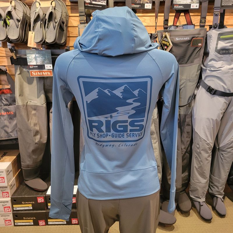 RIGS Logo Women's SolarFlex Hoody Full-Zip