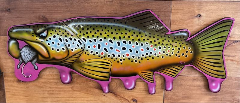 Scaly Designs - Trout Cutout 