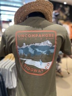  Dead Drift Unc River T-Shirt, Color: - Olive, Size: S