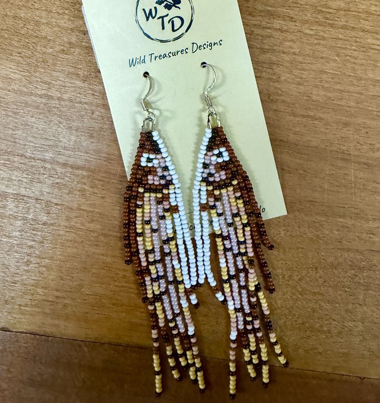 Beaded Trout Earrings by Wild Treasure Designs Beaded Trout Earrings by Wild Treasure Designs