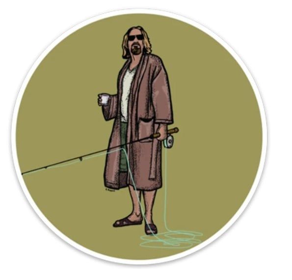 Richard Blanco Stickers, Color: - The Dude Slings