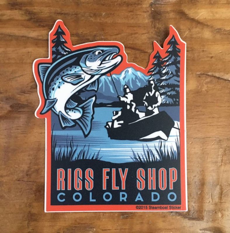 Drift Boat - RIGS Fly Shop Sticker Drift Boat - RIGS Fly Shop Sticker