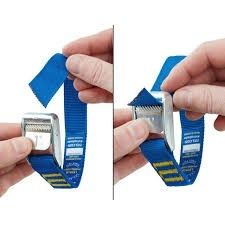 NRS Color Coded Tie-Down Strap - 8' - Blue