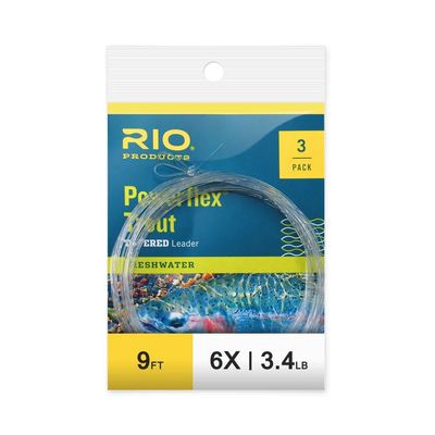Rio Powerflex Leaders - 9FT - 3 Pack